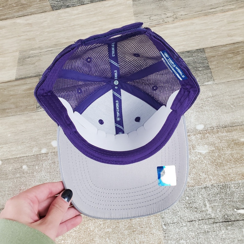 Top Of The World Adjustable Hat One Size TCU Horned Frogs Football - Picture 6 of 8